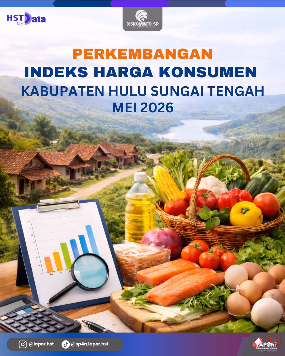 HST by Data Mei 2026 (Perkembangan Indeks Harga Konsumen Kabupaten Hulu Sungai Tengah Mei 2026)