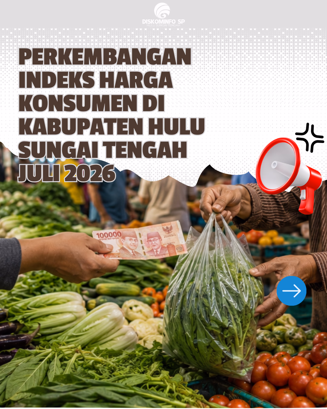 Perkembangan Indeks Harga Konsumen di Kabupaten Hulu Sungai Tengah Juli 2026